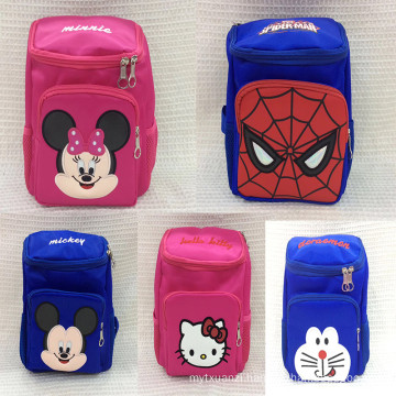 2018 Hot selling animal kids cartoon kitty backpack cute children blue school bag child travel bags